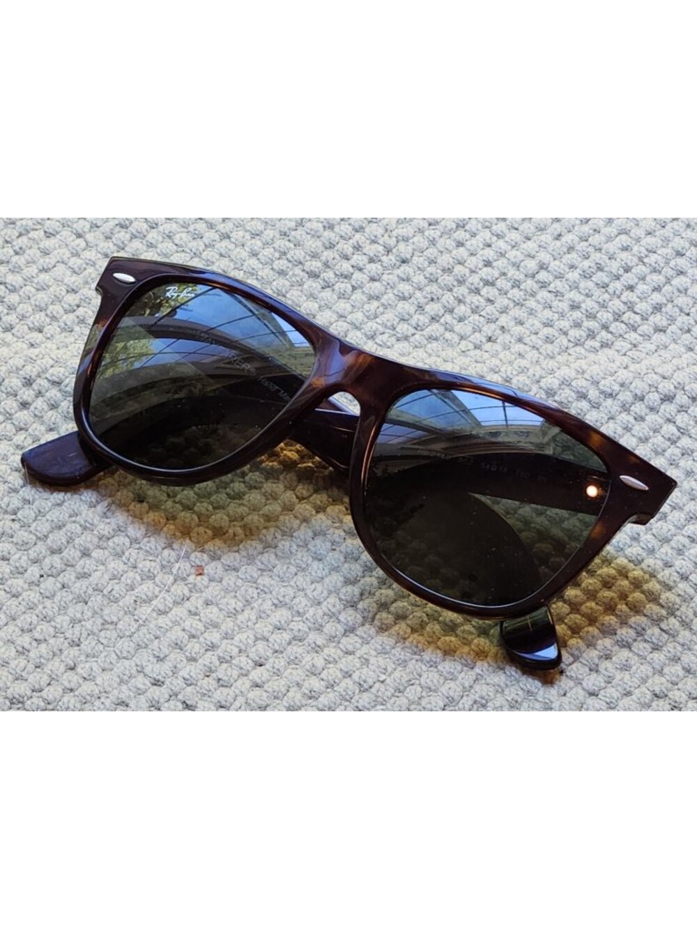 Vintage Ray-Ban WAYFARER Frames RB2140 902 54 18 3N Sunglasses Tortoise Shell
